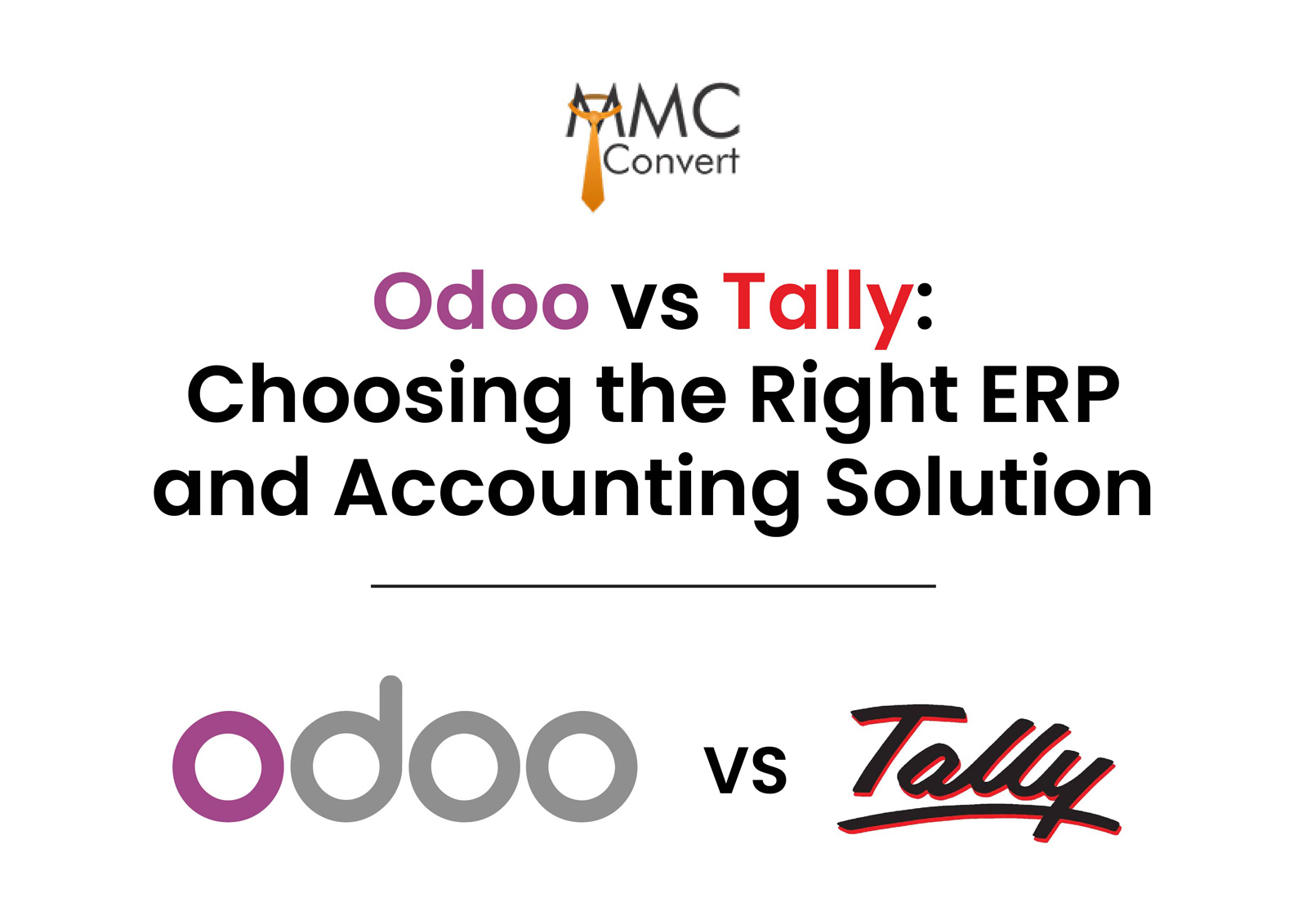 Odoo vs Tally: Choosing the Right ERP and Accounting Solution